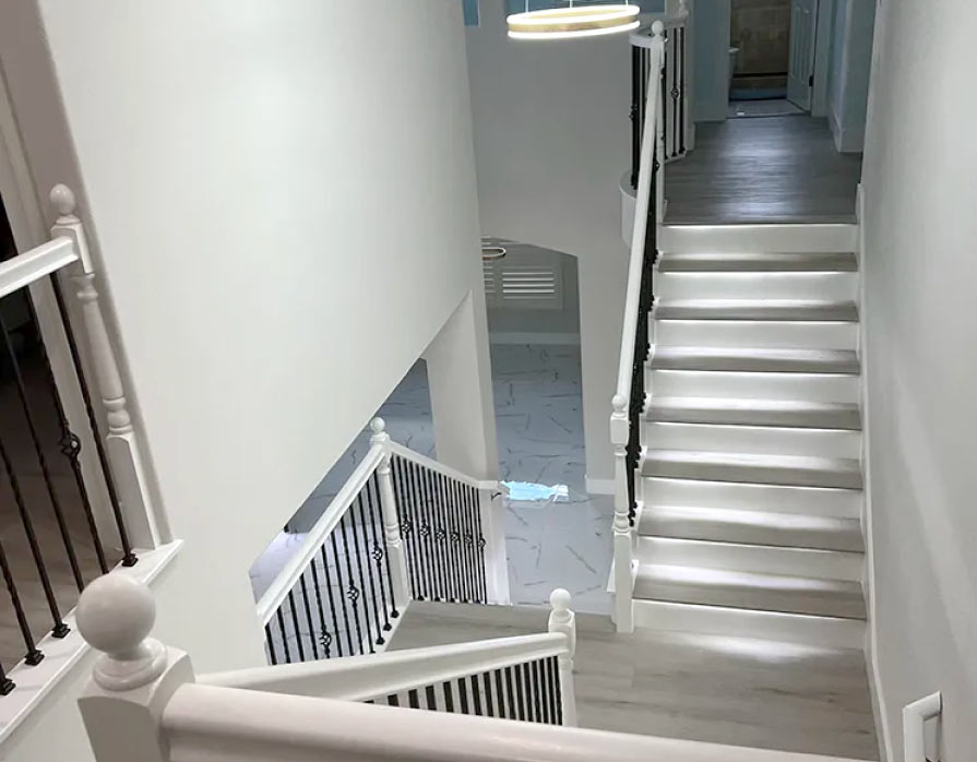 Staircase makeover Sacramento